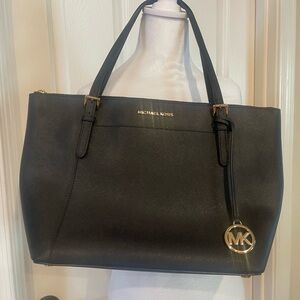 Michael Kors Black Leather Tote